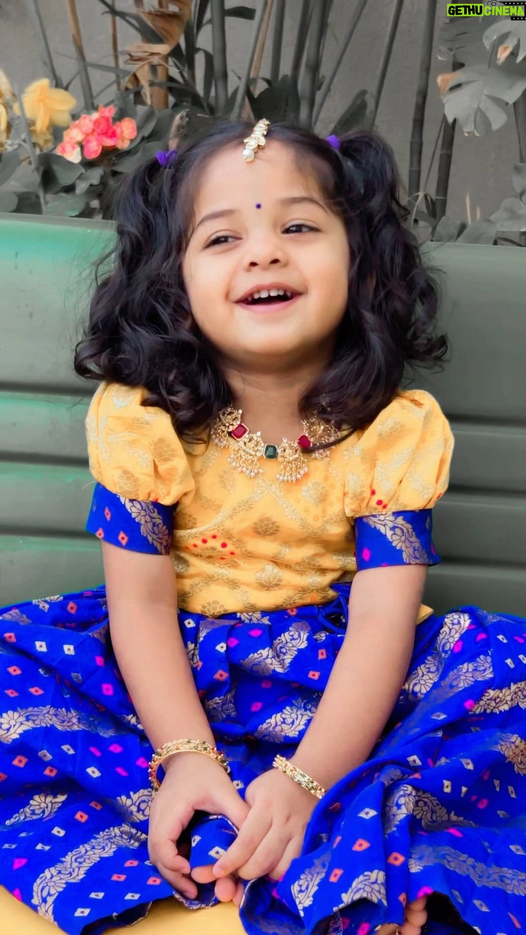 Baby Vedya Instagram - @ss_queens_wardrobe has the perfect Sankranti 🌾 Collection and we are obsessed with their designs 🥰 Shop for this Sankranti and get your kids dolled up for this festive season 😍 Outfit: @ss_queens_wardrobe Follow @babyvedya #babyvedya #babyfever #babiesofinstagram #babyshop #babymodel #babiesofig #babyfashion #babiesenthusiasts #babyphotography #2yearsold #babyreels #babyvideos #babygirl #baby #angel #instablackandwhite #babieswithstyle #cutiepies #model #newborn #instababy #iloveyou #reelsviralvideo #2years #trendingreel #viralvideo #reelsviral #cutebabiesofinstagram #instagood #viralposts Hyderabad