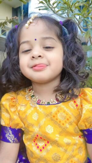 Baby Vedya Instagram - @ss_queens_wardrobe has the perfect Sankranti 🌾 Collection and we are obsessed with their designs 
🥰 Shop for this Sankranti and get your kids dolled up for this festive season 😍
Outfit: @ss_queens_wardrobe 

Follow @babyvedya
#babyvedya
#babyfever #babiesofinstagram #babyshop #babymodel #babiesofig #babyfashion #babiesenthusiasts #babyphotography #2yearsold #babyreels #babyvideos #babygirl #baby #angel #instablackandwhite #babieswithstyle #cutiepies #model #newborn #instababy #iloveyou #reelsviralvideo #2years 
#trendingreel #viralvideo #reelsviral #cutebabiesofinstagram #instagood #viralposts