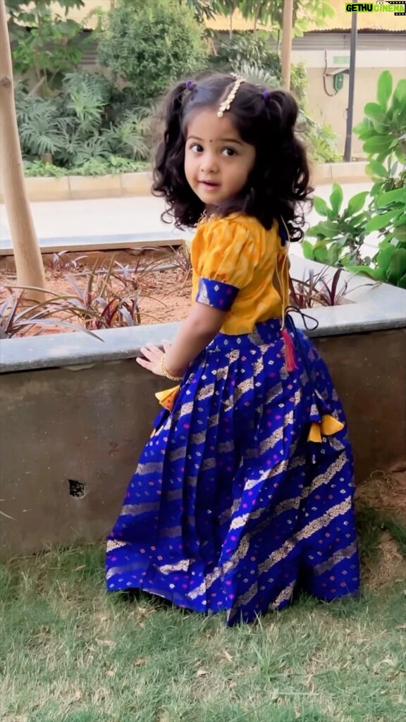 Baby Vedya Instagram - @ss_queens_wardrobe has the perfect Sankranti 🌾 Collection and we are obsessed with their designs 🥰 Shop for this Sankranti and get your kids dolled up for this festive season 😍 Outfit: @ss_queens_wardrobe Follow @babyvedya #babyvedya #babyfever #babiesofinstagram #babyshop #babymodel #babiesofig #babyfashion #babiesenthusiasts #babyphotography #2yearsold #babyreels #babyvideos #babygirl #baby #angel #instablackandwhite #babieswithstyle #cutiepies #model #newborn #instababy #iloveyou #reelsviralvideo #2years #trendingreel #viralvideo #reelsviral #cutebabiesofinstagram #instagood #viralposts Hyderabad