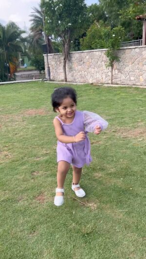 Baby Vedya Instagram - We 3💜
Location: @theglassonionhyd 
Outfit: @firstcryindia 

Thank you @gouthamic426 and @ushakirang for this pretty outfit 💜
Follow @babyvedya
#babyvedya
#babyfever #babiesofinstagram #babyshop #babymodel #babiesofig #babyfashion #babiesenthusiasts #babyphotography #21monthsold #babyreels #babyvideos #babygirl #baby #angel #instablackandwhite #babieswithstyle #cutiepies #model #newborn #instababy #iloveyou #reelsviralvideo #21months 
#trendingreel #viralvideo #reelsviral #cutebabiesofinstagram #instagood #viralposts