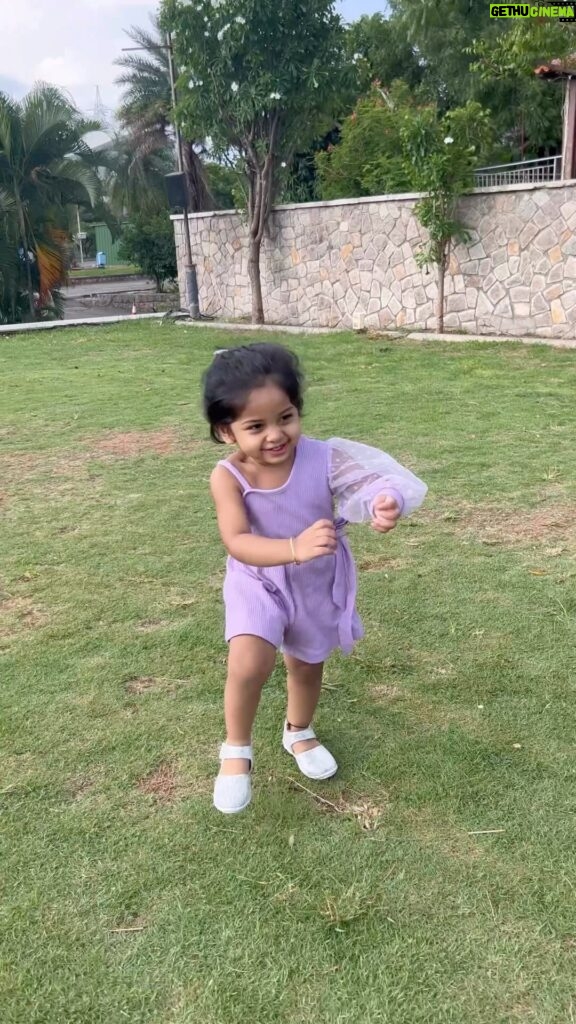 Baby Vedya Instagram - We 3💜 Location: @theglassonionhyd Outfit: @firstcryindia Thank you @gouthamic426 and @ushakirang for this pretty outfit 💜 Follow @babyvedya #babyvedya #babyfever #babiesofinstagram #babyshop #babymodel #babiesofig #babyfashion #babiesenthusiasts #babyphotography #21monthsold #babyreels #babyvideos #babygirl #baby #angel #instablackandwhite #babieswithstyle #cutiepies #model #newborn #instababy #iloveyou #reelsviralvideo #21months #trendingreel #viralvideo #reelsviral #cutebabiesofinstagram #instagood #viralposts The Glass Onion