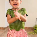 Baby Vedya Instagram - @ss_queens_wardrobe has the perfect Sankranti 🌾 Collection and we are obsessed with their designs 🥰 Shop for this Sankranti and get your kids dolled up for this festive season 😍 Outfit: @ss_queens_wardrobe Follow @babyvedya #babyvedya #babyfever #babiesofinstagram #babyshop #babymodel #babiesofig #babyfashion #babiesenthusiasts #babyphotography #2yearsold #babyreels #babyvideos #babygirl #baby #angel #instablackandwhite #babieswithstyle #cutiepies #model #newborn #instababy #iloveyou #reelsviralvideo #2years #trendingreel #viralvideo #reelsviral #cutebabiesofinstagram #instagood #viralposts Hyderabad