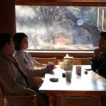 Bae Hyun-jin Instagram - 서울 봉은사 원명 주지 스님께 세배 하러 다녀왔습니다. 봉은사 침수쌍화차로 셋이 오붓하게 분위기도 잡고 큰 스님께 마음이 맑고 따뜻해지는 격려 말씀도 듣고 왔어요 고맙습니다.♡♡♡ #박정훈 #김성용 #배현진 그리고 겸댕이 #천수🐶
