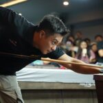 Baim Wong Instagram - Nonton Live semalem gak bosque? Seru dan Degdegan banget ngelawan Juara 1 Dunia @fsanchez.91 ❕ Siapa hayoo yang menang?? Thanks to penyelenggara acara @moor.production @morryzoom @tiger.wongentertainment Dan thanks to @diamondnco.id untuk support Frame Signing Ceremony Stick Billiard Diamond & Co dan Plakat Appreciation Diamond & Co #YourEverydayDiamond #Funtasticpool
