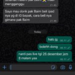 Baim Wong Instagram - Geblek bener,mendadak nge hang hp gua semalem ! Semua minta ipad 😂🤣 26 Desember 2023, jam 8 malem bakal live di Shopee! Ini bukan iklan yaaa 😎 Awas ya dijadiin penipuan2 lagii 😭😭 Dosa lu yg nipu2 pake nama guaa! Minta maap sini. Ga minta maap, di akhirat gua kaga maapin lu !!! Pilih mana ? 😇
