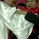 Baim Wong Instagram - Momen ini yg menyatukan ikatan batin antara Pak Jokowi dan Pak Prabowo💙 Terima kasih Mas Hanifan Yudani, kejadian ini selalu saya ingat. Sekarang mereka telat bersatu 🇮🇩