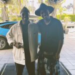 Baloji Tshiani Instagram - Ajoutez une légende... AUGURE/OMEN won at AFRICAN MOVIES AWARDS 🏆Best director debut & Best editing Swipe for some LA bits ➡️ Screening Q&A with Nabil, trailblazer of non-orthodox filmmaking. Table for two with Goat Mahershala Ali Private screening for my favorite female singer: Jamila Woods. Meeting the GOATfather of all: Stevie Wonder. Ridin with Utopia, MEDIAPLANPR teams between 🇵🇸protests and meeting beautiful souls. Cinémathèque 📸 by Harvey Jordan Graphic work by : @vrintskolsteren 📸 @sackiteytesa
