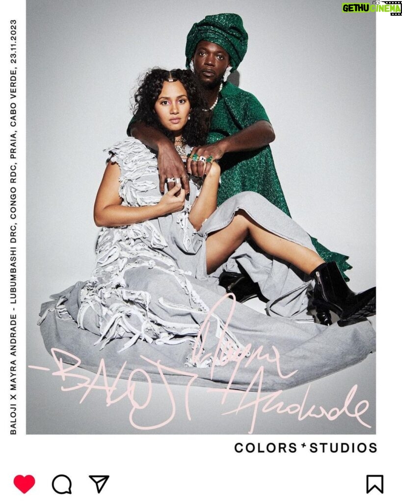 Baloji Tshiani Instagram - Collector's edition: Baloji X Mayra Andrade (@mayraandradeofficial for @colorsxstudios ⚔️⚔️