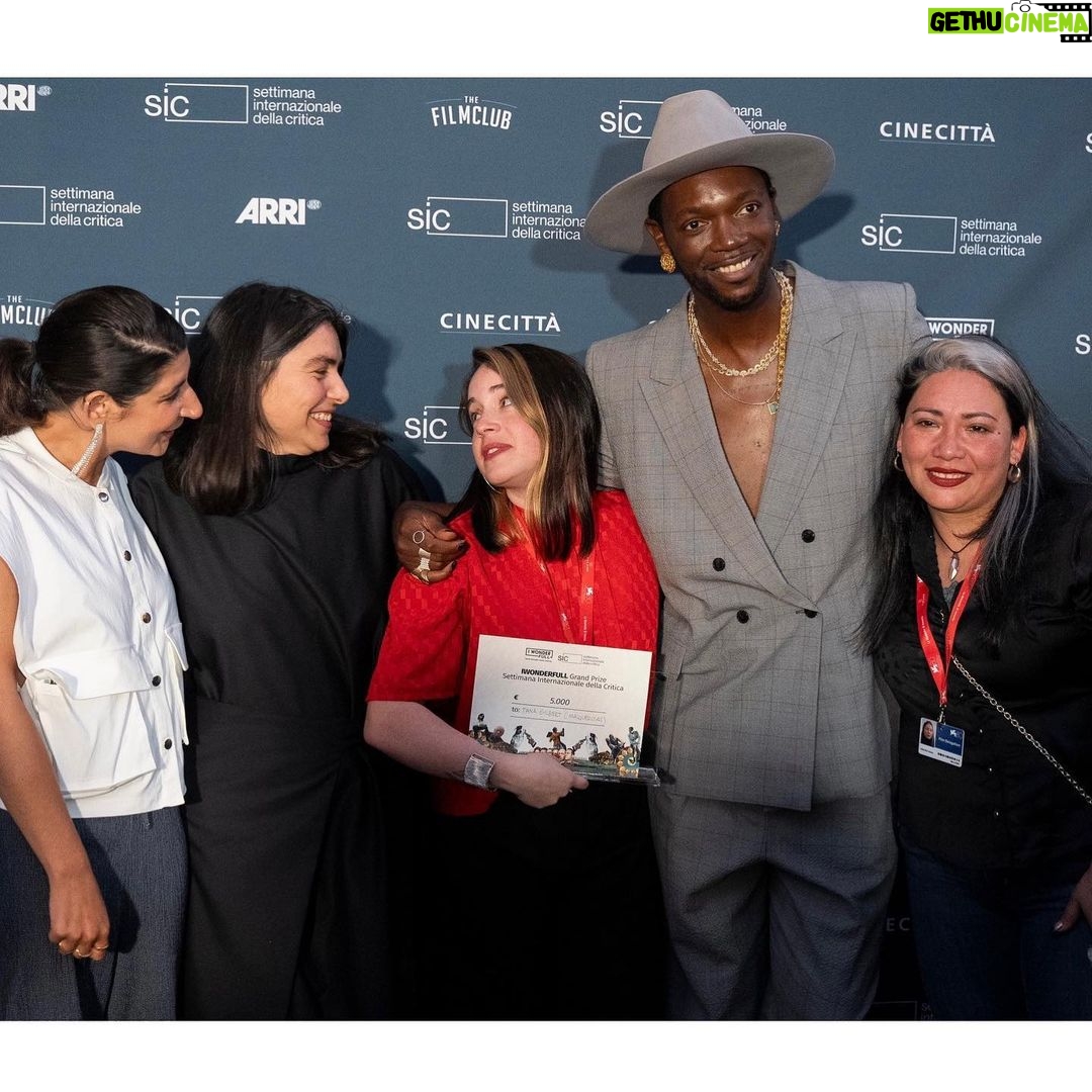 Baloji Tshiani Instagram - ♦️La Biennale di Venezia 80 auguri ♦️ Proud member of the SIC jury alongside two brillants souls : Bianca Stone and Ava “don’t try me” Cohen. Extremely glad to have awarded The Grand Prize to the vertiginous piece of art that is MALQUERIDAS, by @tanagilbert Special mentions to two wonderful actrices for their outstanding performances : SAURA LIGHTFOOT LEON, for the film HOARD ARIANE LABED, for the film THE VOURDALAK ❤️🔥❤️🔥 to the wonderful team of the @settimana_della_critica ♦️ @beafiorentino your integrity and passion is a gift for this industry. Thanks to the I WONDER team for their awesome support. @iwonderfull.it @ariane_labed @sauralightfootleonfan Mostra Del Cinema - Lido Di Venezia