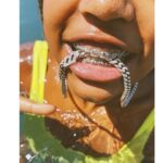 Baloji Tshiani Instagram - Texts go green on vacay mode wit my LOVE 🖤 Slide 1 wearing the shades of the talented @igordieryck X @komono to hate on this new IG’ad policy. ➡️➡️Normalize this, normalize that…The number of peeps that asked me if my daughter was my girlfriend make me want to scream that we need to normalize the HEALTY Daddy-Daughter relationship. Having a strong bond with your daughter should not be perceived as something abnormal! normative society limits. Paradise