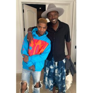 Baloji Tshiani Instagram - FOR YOUR CONSIDERATION 
BELGIUM X DRC 🇧🇪🇨🇩 slide 2 : Honored, humbled by this Oscar’s Q&A with the GOAT himself : Mahershala Ali 
Slide 4: the trailblazer for us, the black weirdos @kidcudi 
@utopiamovies @wrongmen @tosalafilms @memento.international @newamsterdamfc @theprfactoryfilmpublicity @suduconnexion @unitedtalent