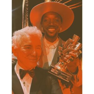 Baloji Tshiani Instagram - 🏆🏆 Best Cinematic Achievement
Trophy @redseafilm for AUGURE/OMEN 
Love to the all crew and cast for achieving this together.