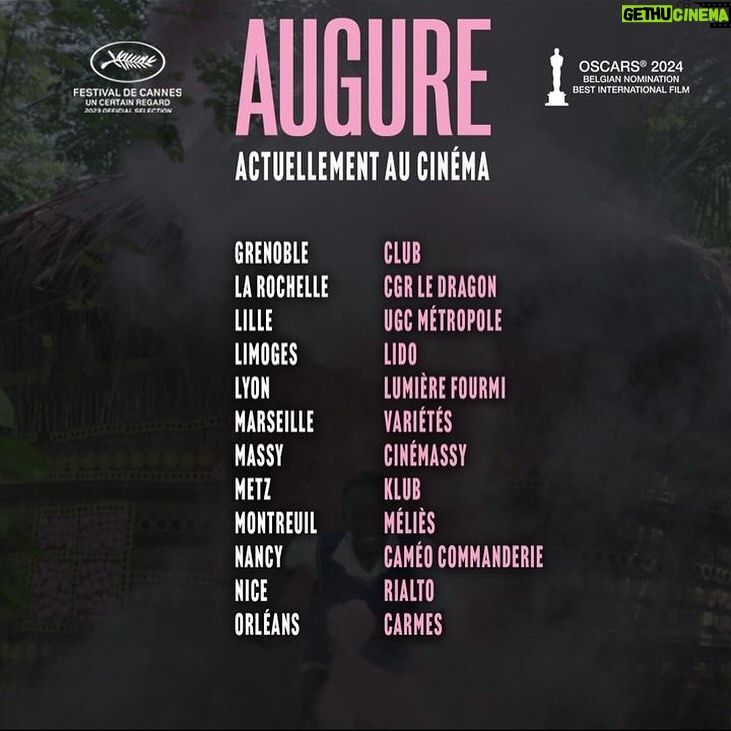 Baloji Tshiani Instagram - AUGURI ➡️ La France nous accorde une deuxième semaine: AUGURE EN SALLES MAINTENANT🇫🇷 ➡️AUGURE/OMEN WON BEST FILM film in Torino ( crazies selection) grew up in Liège with the Italian community (Sicilian and Turinese) who introduced me to their cinema and their Great Masters (Fellini, Pasolini, Visconti, Leone,..). Winning at @torinofilmfestival touched me deeply, like consolation with childhood. ➡️AUGURE GET SPECIAL MENTION AT @ficfacadie behind « Anatomy of a fall» Probably the only time my name will be mentioned next to Justine Triet masterpiece! Merci @vrintskolsteren for the poster rush!
