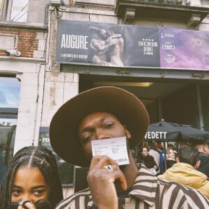 Baloji Tshiani Instagram - 🇫🇷VENDREDI 24 NOVEMBRE 
AUGURE : 4 SINGLES DE PRÉSENTATION 
Chacun de ses titres est écrit du point de vue d’un des protagonistes du film Augure 
+ Je suis fier d’annoncer la sortie de la Soundtrack au printemps chez le label MCA (Universal France) 
Merci pour votre confiance Alex, Anais, Julien et toute la team MCA 
Merci à ma fab team : Lisa, Arnaud Ablaze et le TOPAZ crew 

🇬🇧FRIDAY 24 NOVEMBER 
AUGURE: 4 PRESENTATION SINGLES 
Each track is written from the point of view of one of the protagonists of the film OMEN
+ I'm proud to announce that the Soundtrack will be released this spring on the MCA label (Universal France). 
Thank you for your trust Alex, Anais, Julien and the whole MCA team. 
Thanks to my fab team: Lisa, Arnaud Ablaze and the TOPAZ crew

Photo : Kristin Lee Moolman 
AD & style : Baloji 
Assistant photograph : David Clifford Holmes 
Stylist assistant: Eveline Briand 
Set designer : Laure Belkhiri + Emile Nelis-Culot 
Assistant designer: Luciano Basafo
MUA: Claudia Giboia
Brands : CC x JJ Van esche + Elke Hoste 
Flowers collar : Bloomen Van Cornelis 
Photo retouches: Thomas Boyer 
Headpiece : Maitre Chape JC Bolaji
Line Production : Celine Le Provost + Arnaud Ablaze 
Local Production: Keben for Neo labo 
Location Manager: Charles « Aigle » Kanushipi 
Assistant production : Gabrel Zungawu Ongo 
graphic design : V&