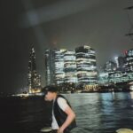 Bang Chan Instagram - night stroll 🦘 #STAY