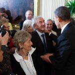 Barack Obama Instagram – On #HolocaustRemembranceDay, we pay tribute to the legacy of Dr. Elie Wiesel: a writer, activist, and Holocaust survivor who used his voice to educate the world on the atrocities of the Holocaust and the collective duty we have to confront systems of oppression.
In addition to writing his seminal memoir “Night,” Wiesel was a passionate activist who used his platform to shine a light on injustice, emphasizing the power of storytelling to eradicate hate and promote human dignity. His commitment to public service has inspired the work of many world leaders, including President Obama.
At the Obama Presidential Center, the Foundation will celebrate the work of people like Dr. Wiesel through named spaces on campus that honor those “on whose shoulders we stand” – individuals who have contributed to the advancement of equality and justice in the United States and around the world. The campus will include the Dr. Elie Wiesel Auditorium: a space for people to tell their stories, engage in discourse, and find collaborative solutions to help build a safer and more just society.
To learn more about the Elie Wiesel Auditorium, click the link in our bio.