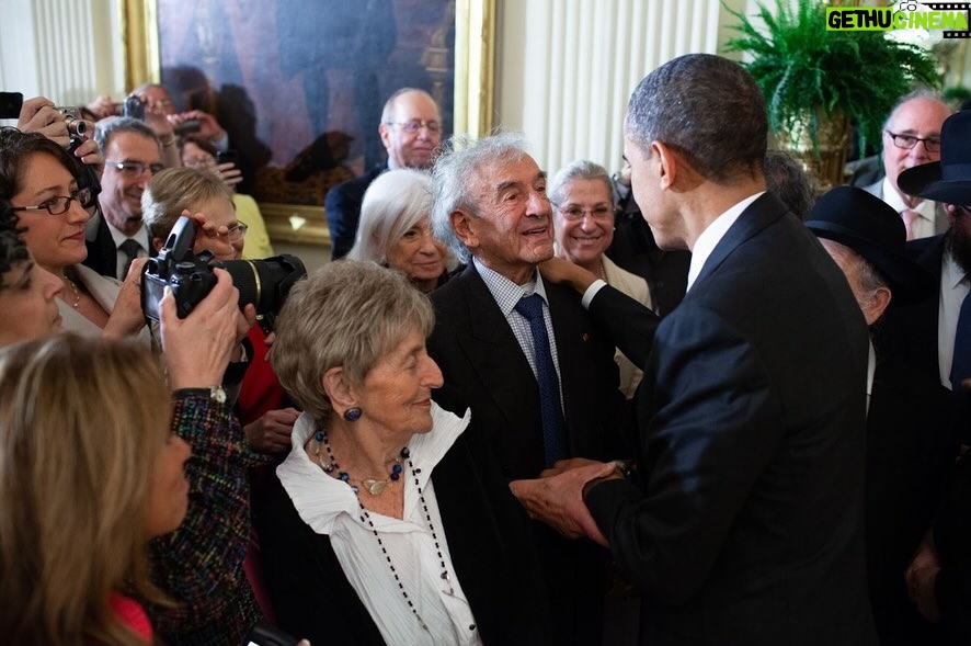 Barack Obama Instagram - On #HolocaustRemembranceDay, we pay tribute to the legacy of Dr. Elie Wiesel: a writer, activist, and Holocaust survivor who used his voice to educate the world on the atrocities of the Holocaust and the collective duty we have to confront systems of oppression. In addition to writing his seminal memoir “Night,” Wiesel was a passionate activist who used his platform to shine a light on injustice, emphasizing the power of storytelling to eradicate hate and promote human dignity. His commitment to public service has inspired the work of many world leaders, including President Obama. At the Obama Presidential Center, the Foundation will celebrate the work of people like Dr. Wiesel through named spaces on campus that honor those “on whose shoulders we stand” – individuals who have contributed to the advancement of equality and justice in the United States and around the world. The campus will include the Dr. Elie Wiesel Auditorium: a space for people to tell their stories, engage in discourse, and find collaborative solutions to help build a safer and more just society. To learn more about the Elie Wiesel Auditorium, click the link in our bio.