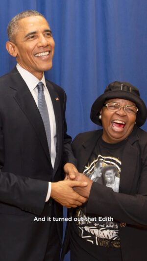 Barack Obama Instagram - “Fired up. Ready to go!” Edith Childs understands the power of a single voice, and she used those words to light up a room during my campaign stop in Greenwood, SC back in 2007.

I recently caught up with Edith, who just retired after 24 years in public service. Take a look: