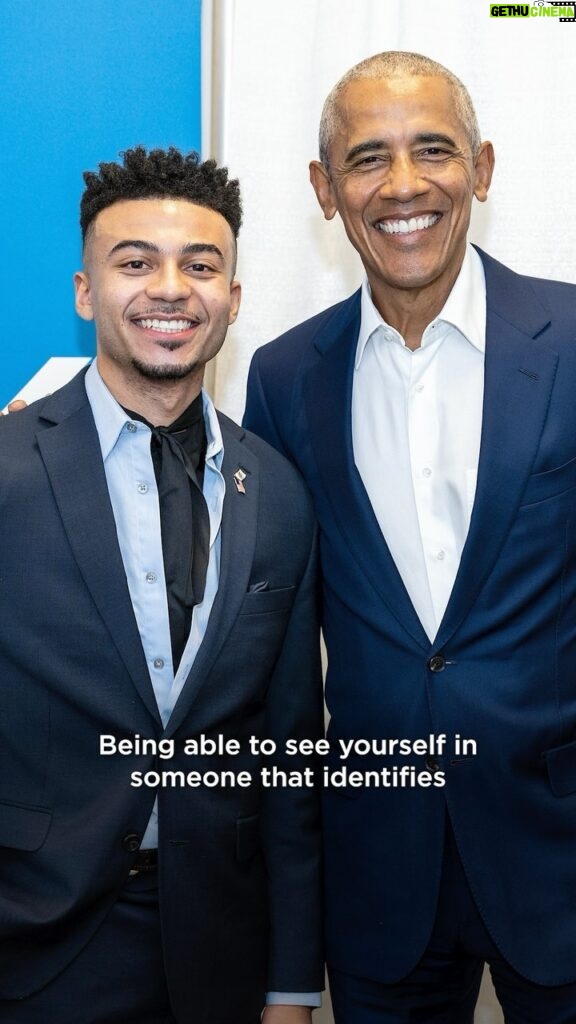 Barack Obama Instagram - This month marks the 10th anniversary of the @MBK_Alliance, an initiative we launched in the White House to provide support, mentorship and opportunities for boys and young men of color. To celebrate this milestone, I want to introduce you to some of the inspiring young people and community leaders I’ve met over the last decade — starting with Trey Baker. Trey joined the My Brother’s Keeper Alliance as a rising high school senior in 2021, and now he works as a Youth Outreach Coordinator for the Lake County Gun Violence Prevention Initiative in Illinois. Take a look at his story: