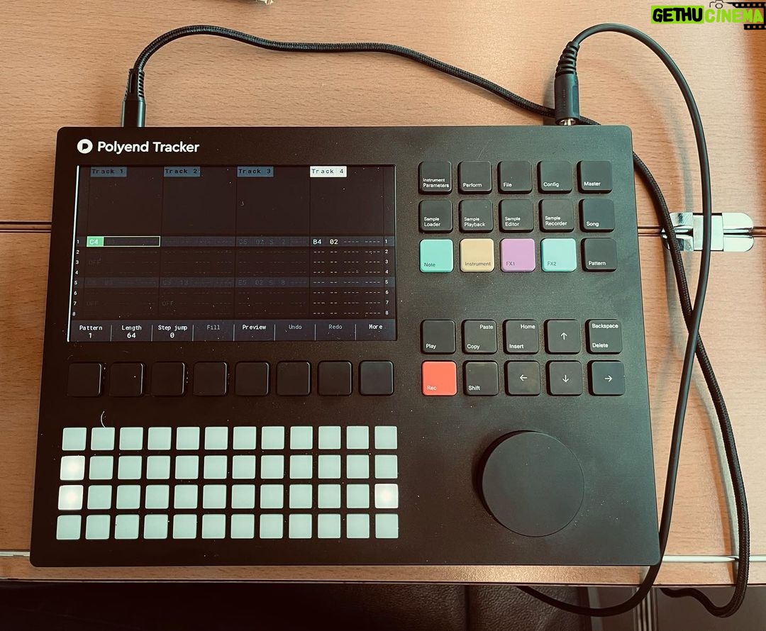 Baran bo Odar Instagram - Working in the train… @madeinpolyend #polyendtracker