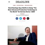 Baran bo Odar Instagram - We had a visit on set by the great Reed Hastings yesterday to show him our work. Deadline Hollywood: Reed Hastings Says Netflix Is Using “The Most Advanced Production Technology In The World” On German Series ‘1899’ #1899netflix @netflix @netflixuk @netflixde