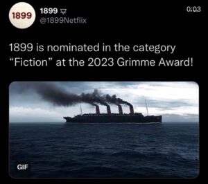 Baran bo Odar Instagram - 1899 is nominated for a Grimme Award. Thank you, thank you! @netflix1899 #netflix1899 @netflixde