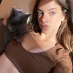 Barbara Palvin Instagram - Friday cozy vibes courtesy of @alo and our new furry babies. 🤎🤎