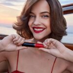 Barbara Palvin Instagram - My 2 must have’s for a glamorous Venice Film Festival. @armanibeauty #ArmaniLipPower in iconic Armani red 400. #NeoNude melting color balm in shade 50