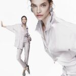 Barbara Palvin Instagram - Me and mini me worked hard on the new @emporioarmani SS24 campaign. Thank you team for such a fun day 🤗 #emporioarmani @julienmartinezleclerc @charlottecolletcollet @patrickglatthaar @ramoneyluv @denisebazaar