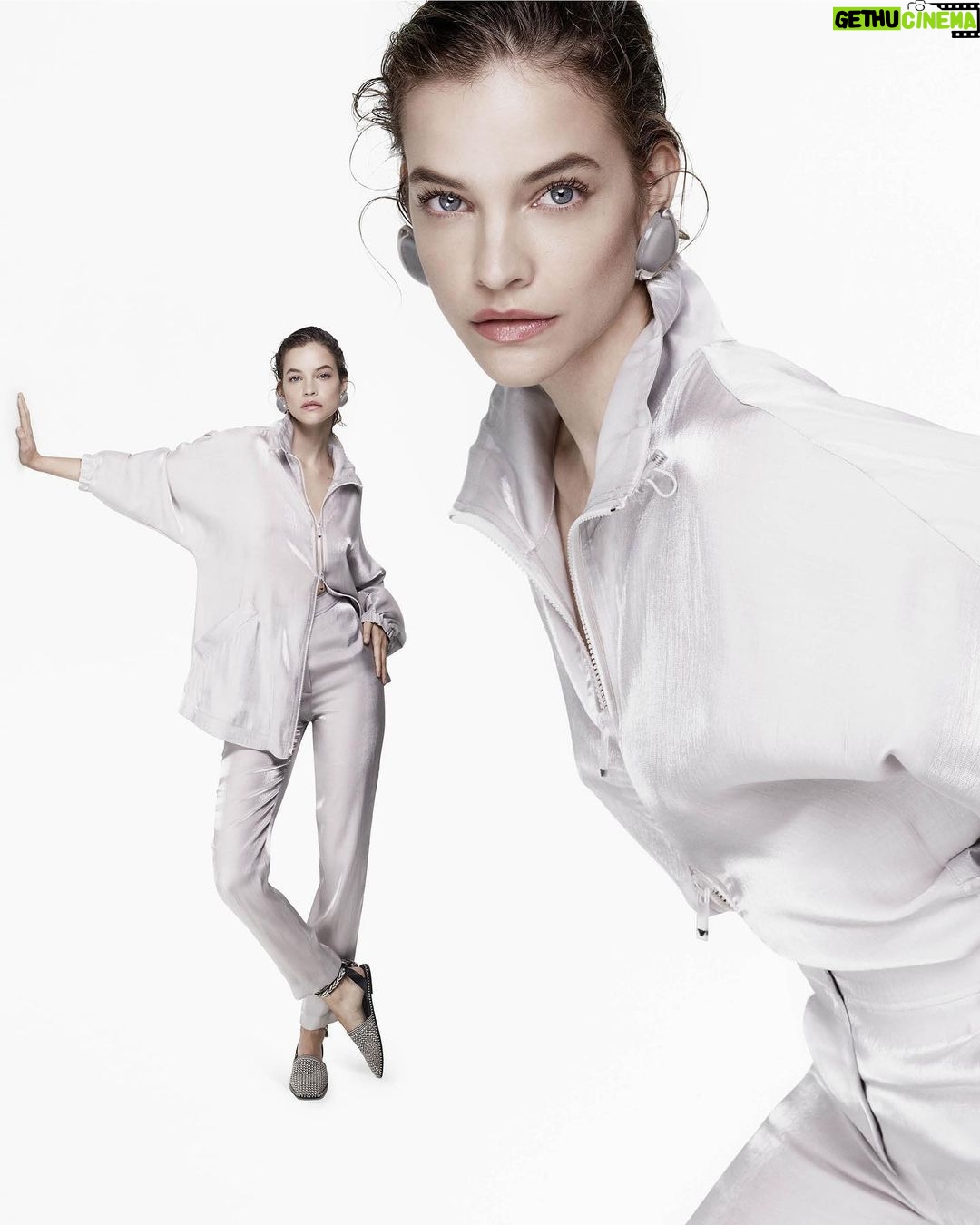 Barbara Palvin Instagram - Me and mini me worked hard on the new @emporioarmani SS24 campaign. Thank you team for such a fun day š¤ #emporioarmani @julienmartinezleclerc @charlottecolletcollet @patrickglatthaar @ramoneyluv @denisebazaar