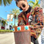 Barbara Palvin Instagram - 🌞🌴 @etro #CrownMeBag #etro