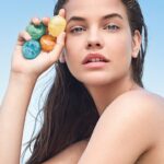 Barbara Palvin Instagram - Encapsulating the warm, luminous spirit of the @Armanibeauty’s ACQUA DI GIOIA fragrance collection. #Armanibeauty #AcquaDiGioia 💚💛💙🧡