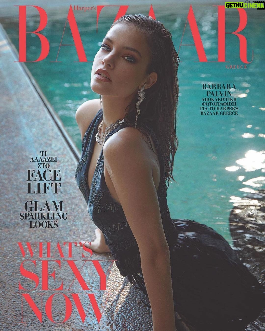 Barbara Palvin Instagram - New cover story out now for @harpersbazaargreece swipe to see 1 of the 3 covers 🤩 Thank you team ♥️♥️ Photographer @gregswalesart Stylist @st.raffi Make up @makeupbykellymcclain Hair @bobbyeliot Nails Minx nails top Liiya @is_olgaly @uprisingproductions_ @orlovjewelry