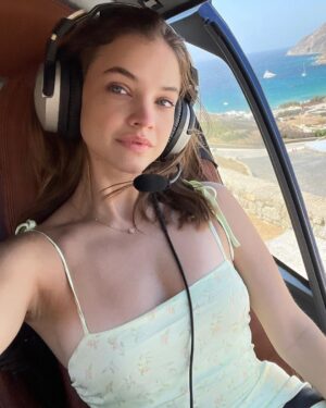 Barbara Palvin Instagram - 👋🏼 Mykonos! Till next time 🚁  #REVOLVEsummer @revolve @camilacoelhocollection