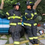 Barrett Doss Instagram - Early seasons make me feel old as fuuuck. Fun fact: the first picture is from a scene we reshot in a different location and time of day before it aired. Missing @liz_262 who gifted me these gems at the end of season 4. ❤️❤️❤️ #station19