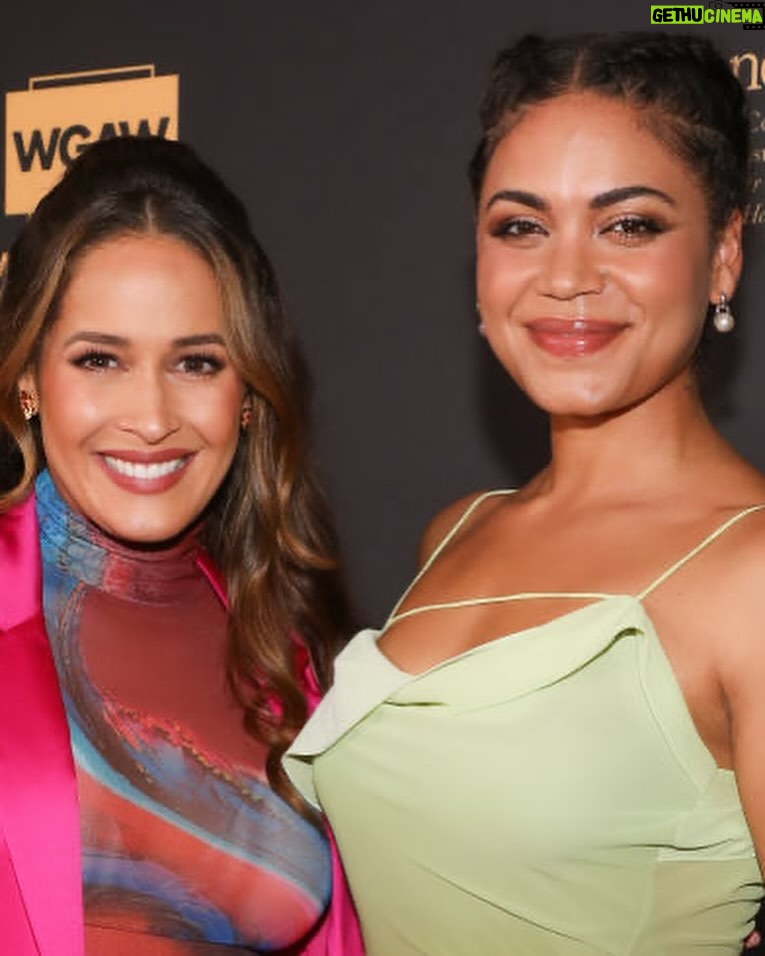 Barrett Doss - 24.8K Likes - 🧚🏽🧚🏽🧚🏽🧚🏽🧚🏽🧚🏽🧚🏽🧚🏽🧚🏽🧚🏽
SO HONORED to present the Sentinel Award with my 🍬Pink Lady🍬 @jainaleeortiz to @station19 Episode 607, “We Build Then We Break” written by @zsinnett and directed by @thepeterpaige. I’m so proud and happy to celebrate the work created by writers and showrunners to bring awareness to issues that impact health and social justice.
Main-feed-worthy-fairy-dream:
💇🏾♀️ @davidcalhounhair
💄 @beautybycrystal
👗👢 @acnestudios @brothervellies