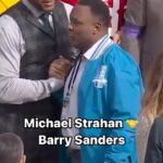 Barry Sanders Instagram – Barry Sanders is here cheering on the @detroitlionsnfl 🦁

📺: 6p ET on FOX