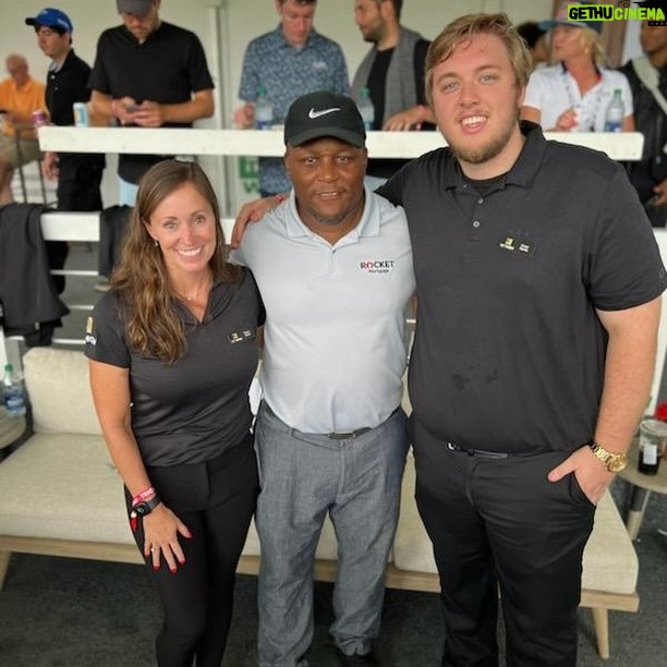 Barry Sanders Instagram - Great to spend some time with @BetMGM VIPs this weekend in Detroit at them@rocketclassic - Just another reason why they are the #KingOfSportsBooks