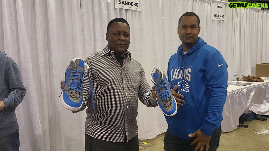 Barry Sanders Instagram - Loving the @usnikefootball kick my man Chris Atwater did for me. Will be #roaring in these - go @detroitlionsnfl
