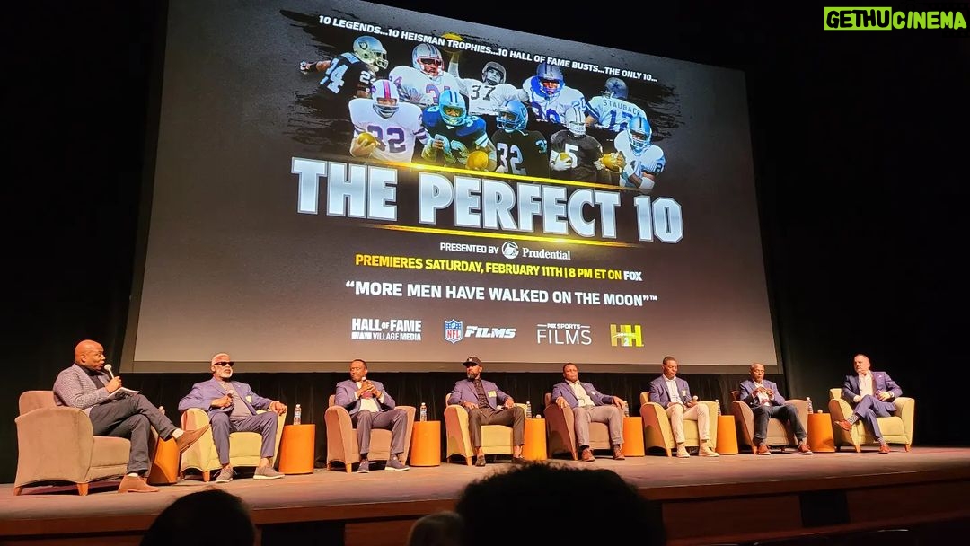 Barry Sanders Instagram - So excited for the premier tonight on @foxsports of the #perfect10 @h2hlegends @nfl @nflpa @heismantrophy @profootballhof