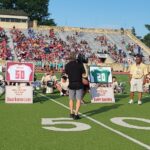Barry Sanders Instagram – I was inducted into the @ksshrinebowl HOF with my @wichitanorthathletics Football coach on my B-Day weekend.

HOW SWEET IS THAT. 

Getting to @okstate and the @detroitlionsnfl ultimately all started with Coach Dale Burkholder.

I loved sharing this with our families!

#HighSchoolFootball #Mentors #RoleModel #YouOnlyNeedOneChance #LifeLessons