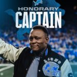 Barry Sanders Instagram – @barrysanders will serve as honorary captain for tomorrow’s game! 🐐