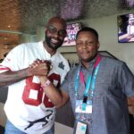 Barry Sanders Instagram – Looking forward to seeing @jerryrice Sunday.  We may have to sit in different suites for the game though…lol.  @detroitlionsnfl @49ers . Let’s go #RoarNation