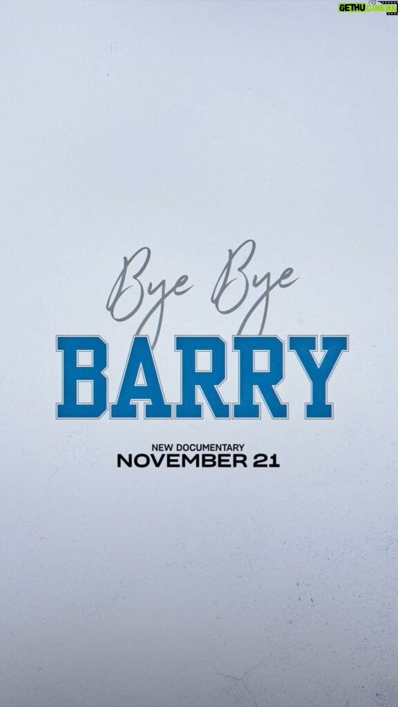 Barry Sanders Instagram - Thanksgiving - When the world comes to #detroit for @nfl & @detroitlionsnfl football. Honored to have my film as part of so many fans' plans today so I wanted to thank you. Post a pic/vid of your #byebyebarry watch party only on @primevideo We will be picking winners all day. #roar Signed pics, cards, @mcfarlane_toys_official Movie Posters, Jerseys, and even a custom pair of #airforce1 kicks.