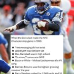 Barry Sanders Instagram - It’s been 32 years since the Lions were in the NFC Championship game.