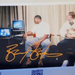 Barry Sanders Instagram - Hey @okstate @osuathletics today's #SandersSponsor giveaway is for you. Win this signed pic of me & #coachpatjones from the first remote @heismantrophy win. SHARE this with your favorite #poke picture from my time there & follow us all for a chance to win. #win