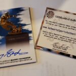 Barry Sanders Instagram - My buddies at @leaftradingcards made only 220 of these special cards for my Statue ceremony. Most went to my family, but I pulled out 10 to giveaway leading up to my #SchwartzSports signing on 10.28.23 - Share and Like this post & follow us both for a chance to win. #SandersSponsors #win #giveaway