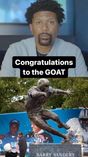 Barry Sanders Instagram - Detroit LEGEND @barrysanders 🦁🦁🦁🦁🦁