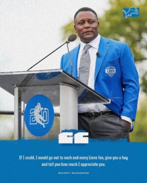 Barry Sanders Instagram - #OnePride 💙