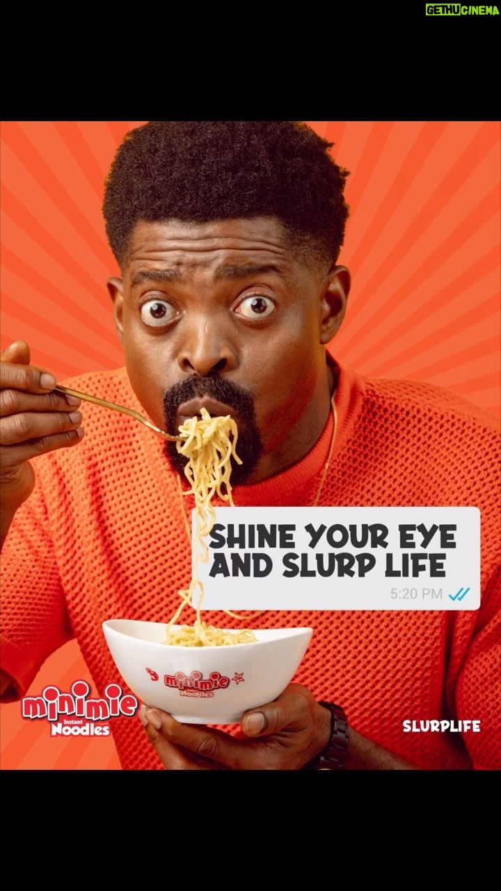 Basketmouth Instagram - No kee yourself…Slurp Life. #SlurpLife